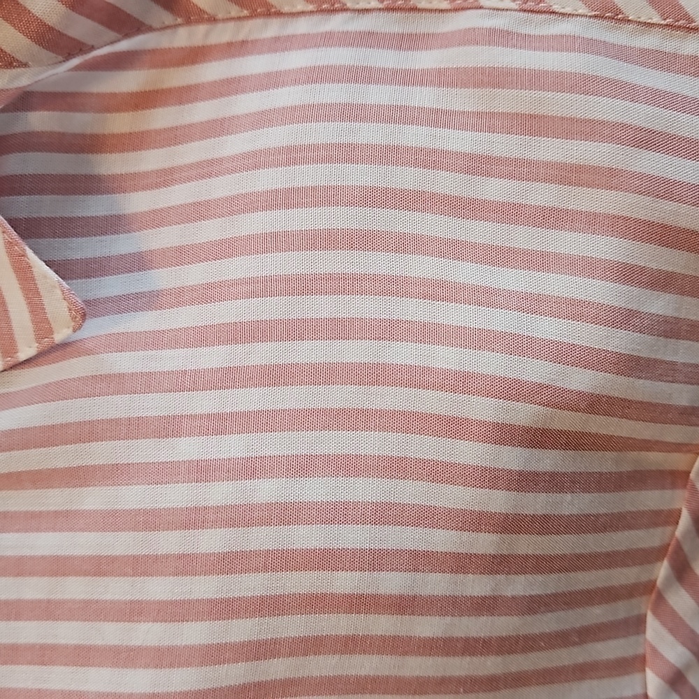 1. STATE Boyfriend Pink Stripe Shirt in EUC - Picture 7 of 8